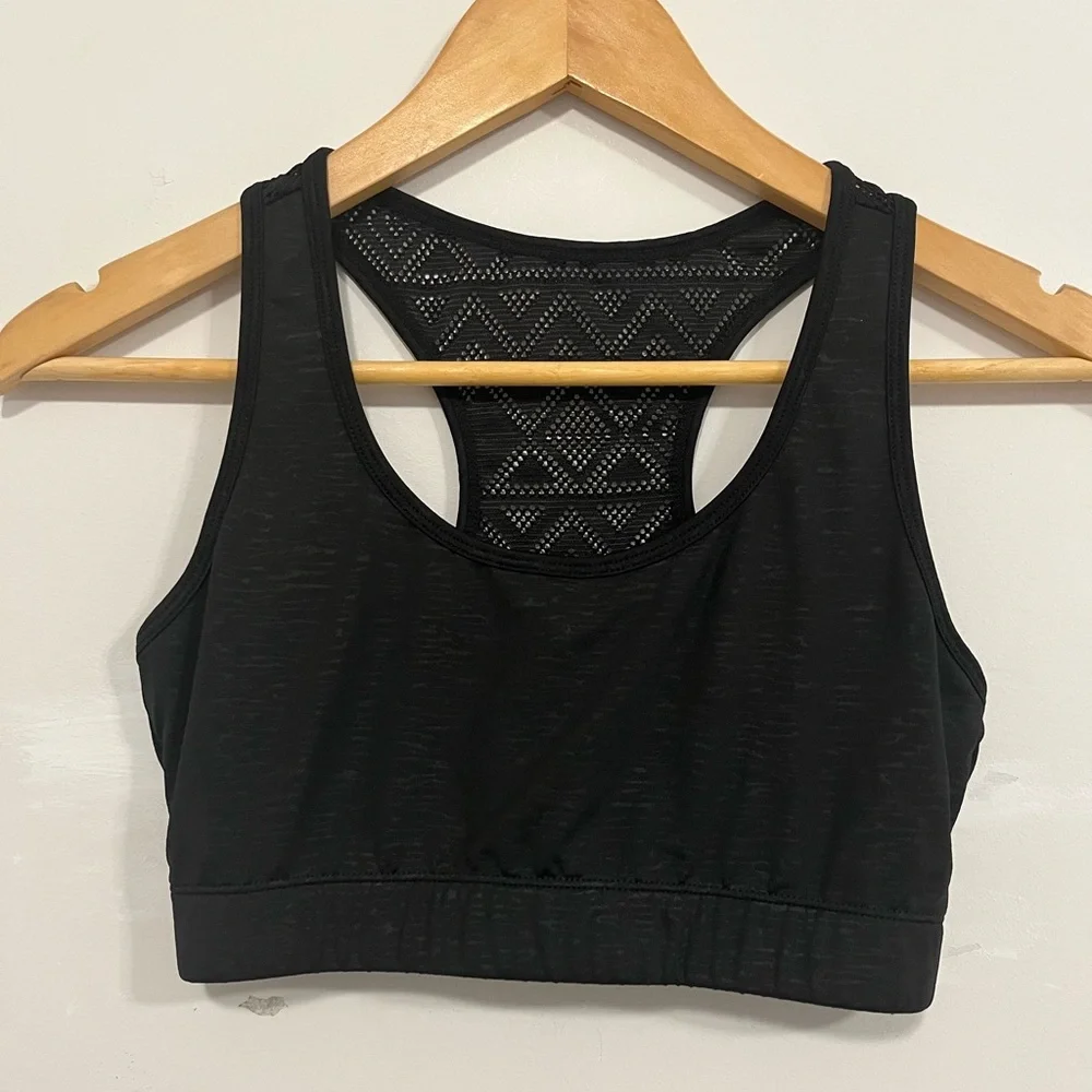 Zyia Active Bomber Bra Black M